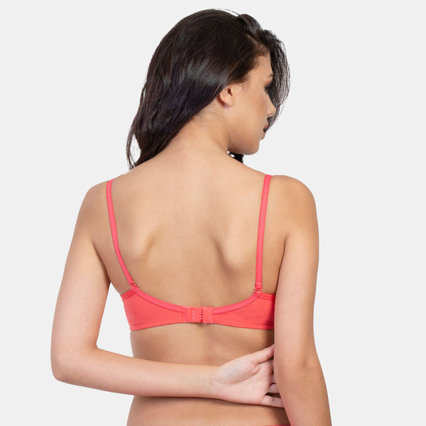 Envie Padded Non-Wired 3/4th Coverage T-Shirt Bra - NVB1007 (Rosebite)