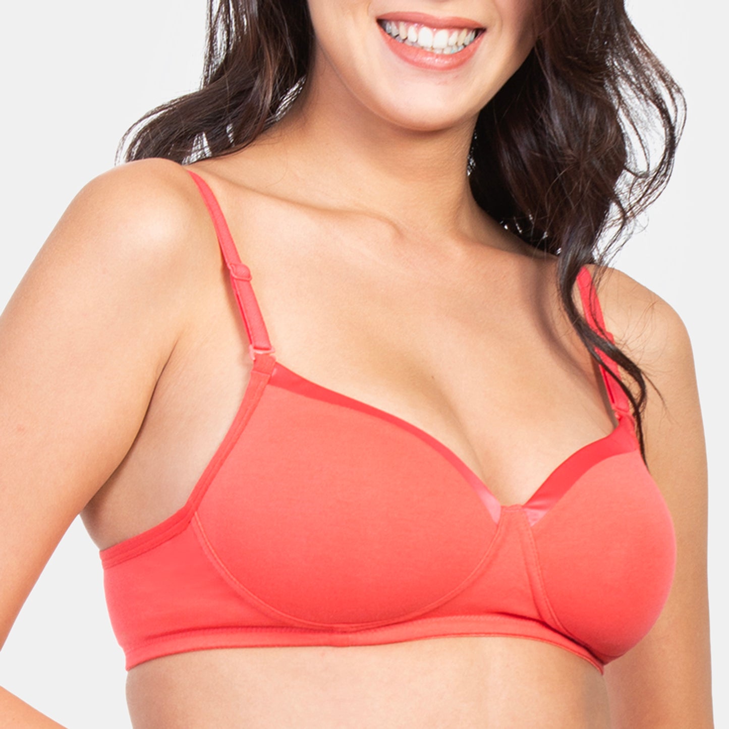 Envie Value+ Padded Non-Wired 3/4th Coverage T-Shirt Bra - NVB1007