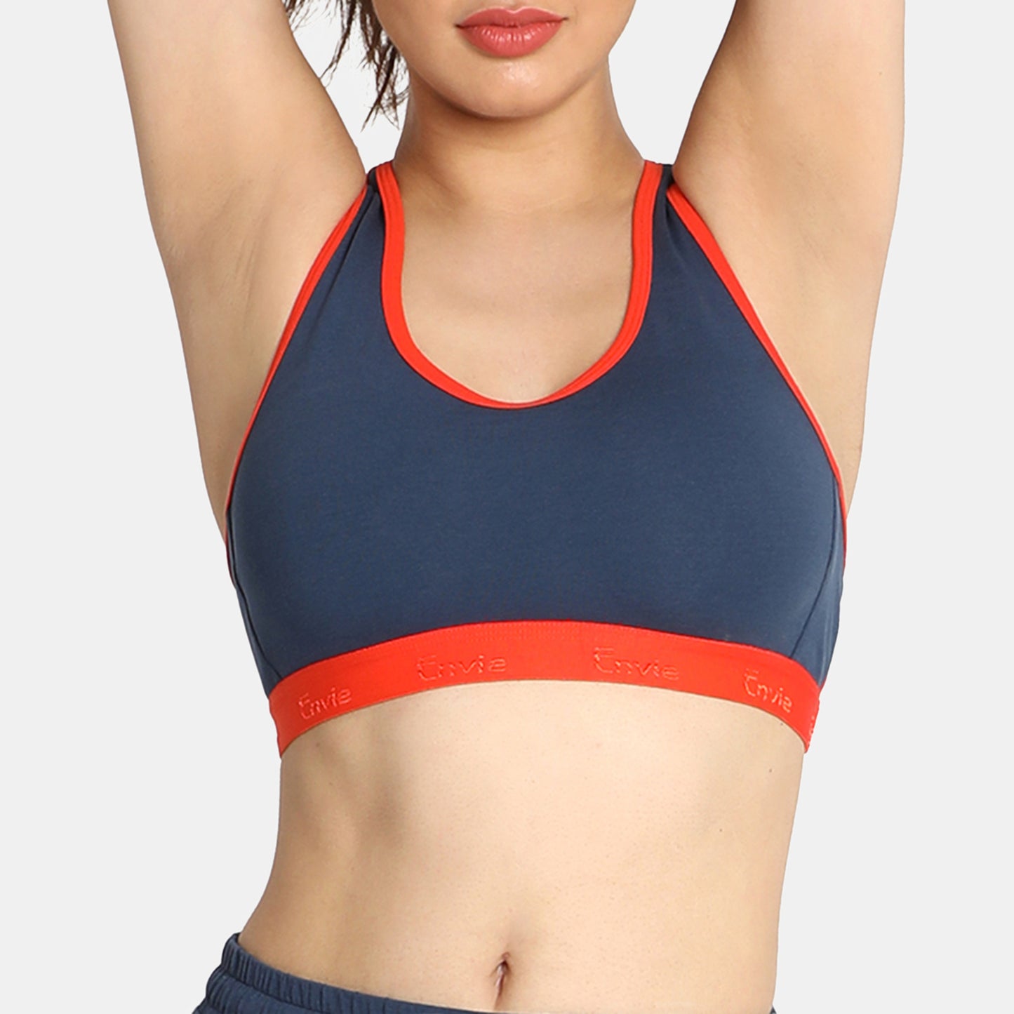 Envie Non-Padded Non-Wired Full Coverage Sports Bra - NVB1016