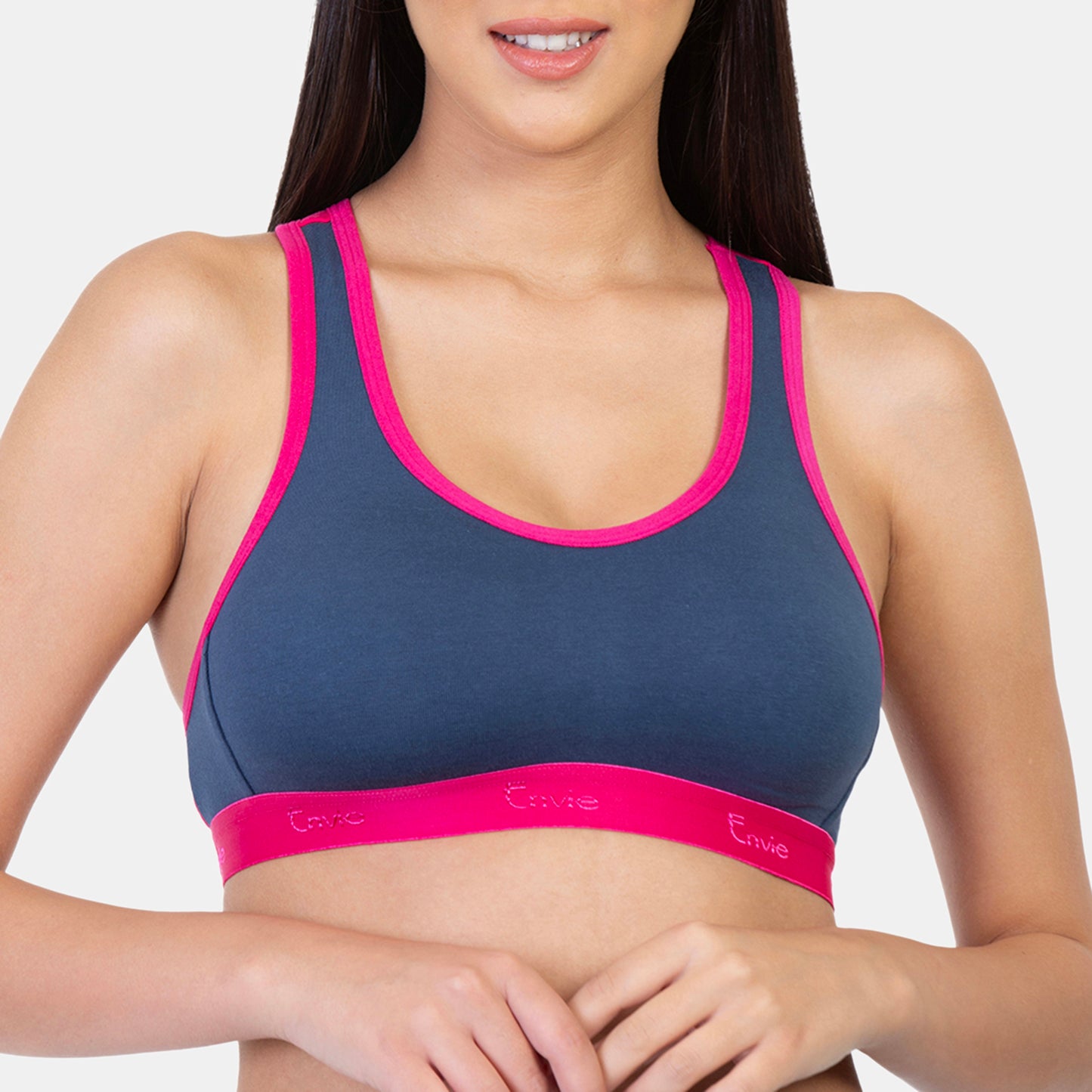 Envie Value+ Non-Padded Non-Wired Full Coverage Sports Bra - NVB1016