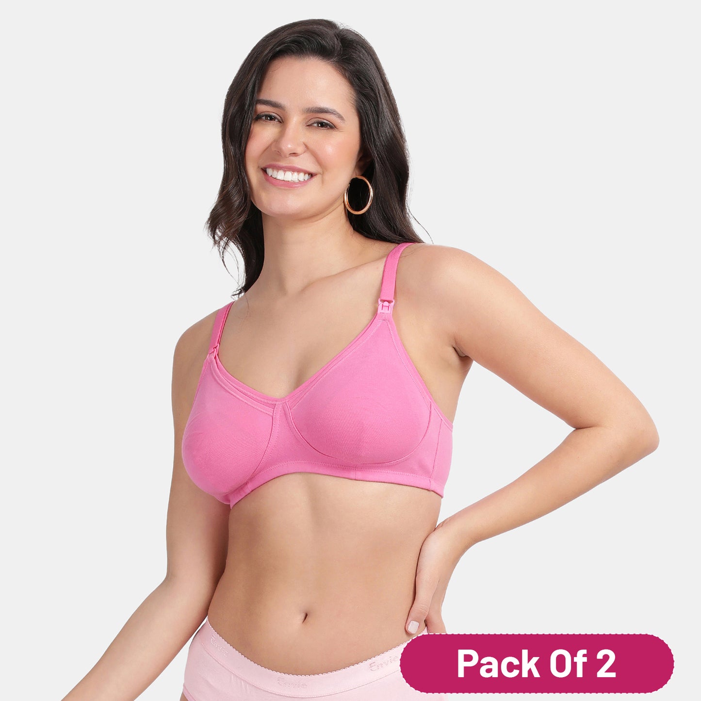 Envie Value+ Non-Padded Non-Wired 3/4th Coverage Maternity Bra - NVB1023