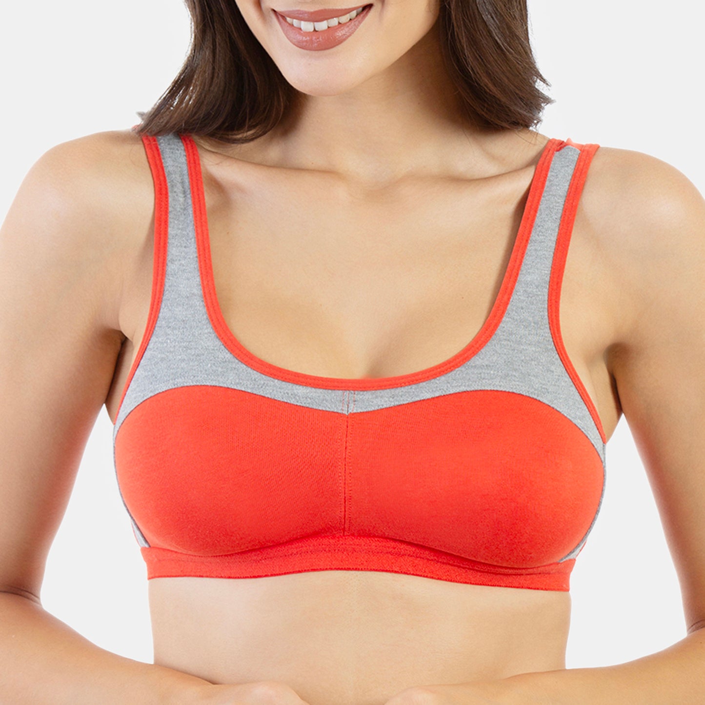 Envie Non-Padded Non-Wired Full Coverage Sports Bra - NVB1044