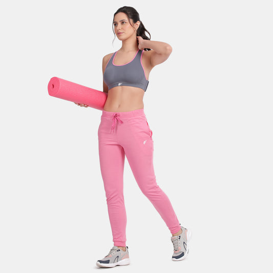 Envie Padded Non-Wired Full Coverage Sports Bra - NVB1050 (Grisaille Pink)