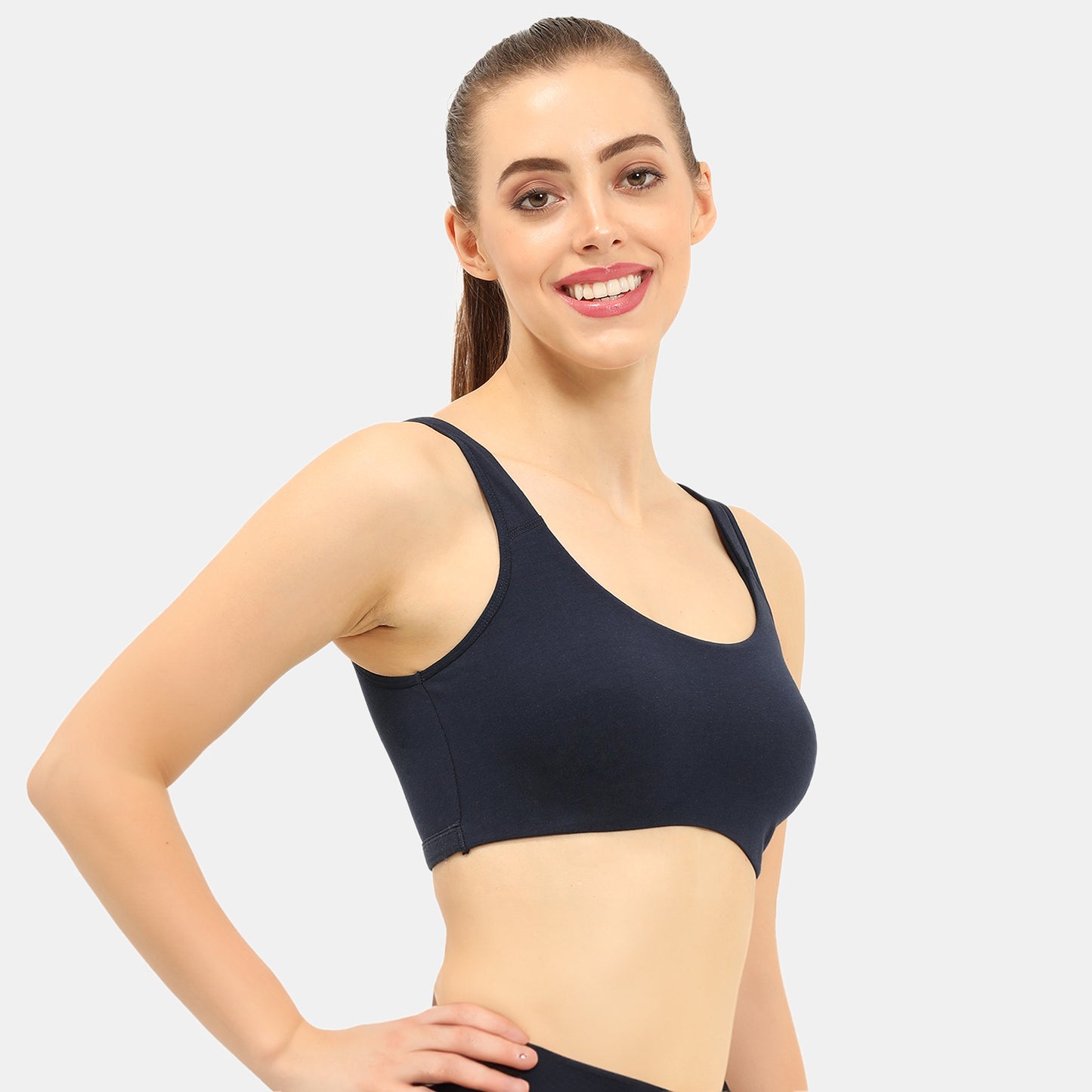 Envie Non-Padded Non-Wired Full Coverage Sports Bra - NVB1054