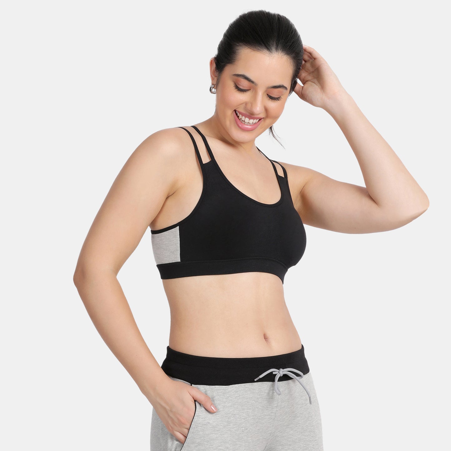 Envie Padded Non-Wired Full Coverage Sports Bra - NVB1068