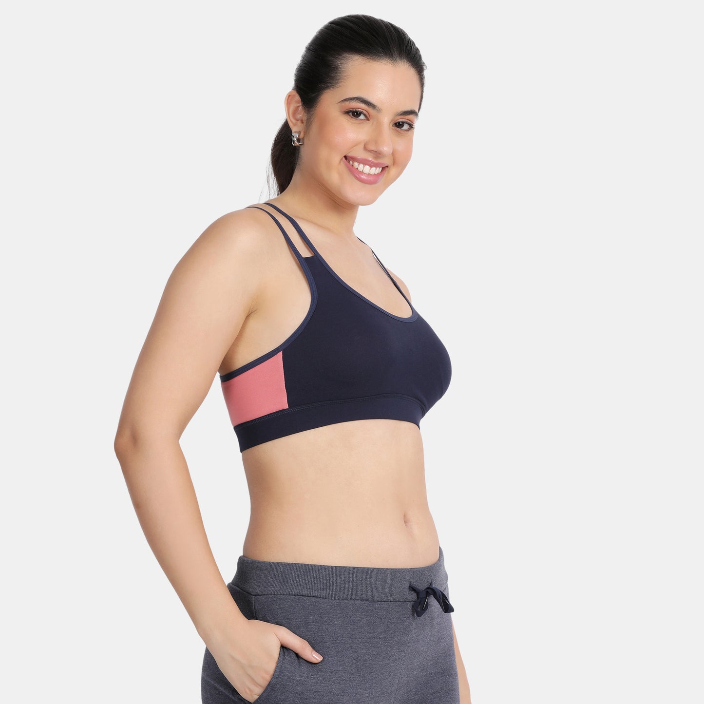 Envie Padded Non-Wired Full Coverage Sports Bra - NVB1068