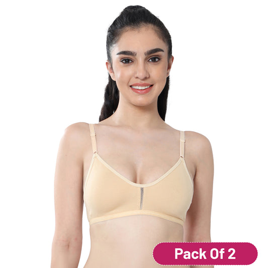 Envie Value+ Non-Padded Non-Wired 3/4th Coverage T-Shirt Bra - NVB1082