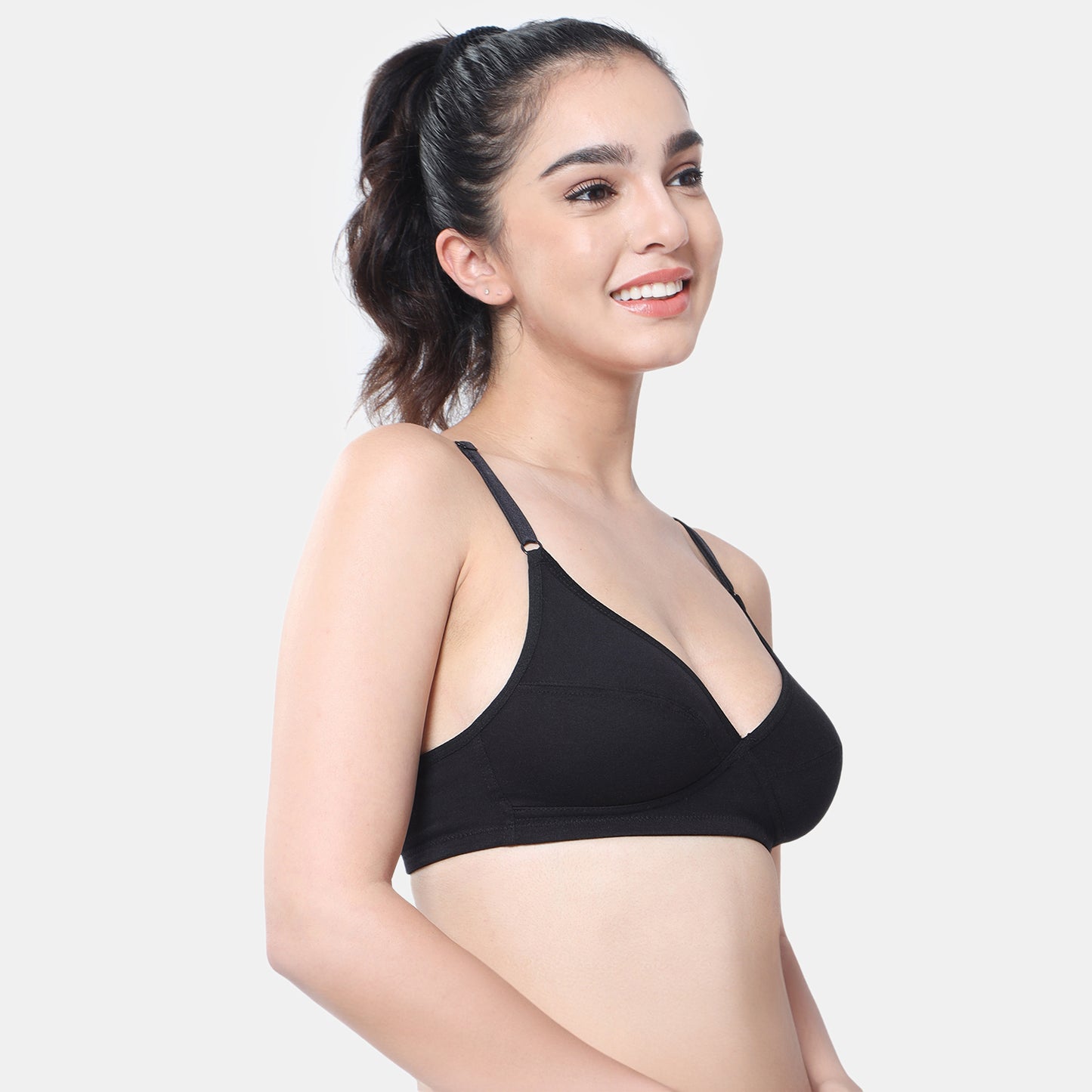 Envie Non-Padded Non-Wired Full Coverage Minimiser Bra - NVB1086