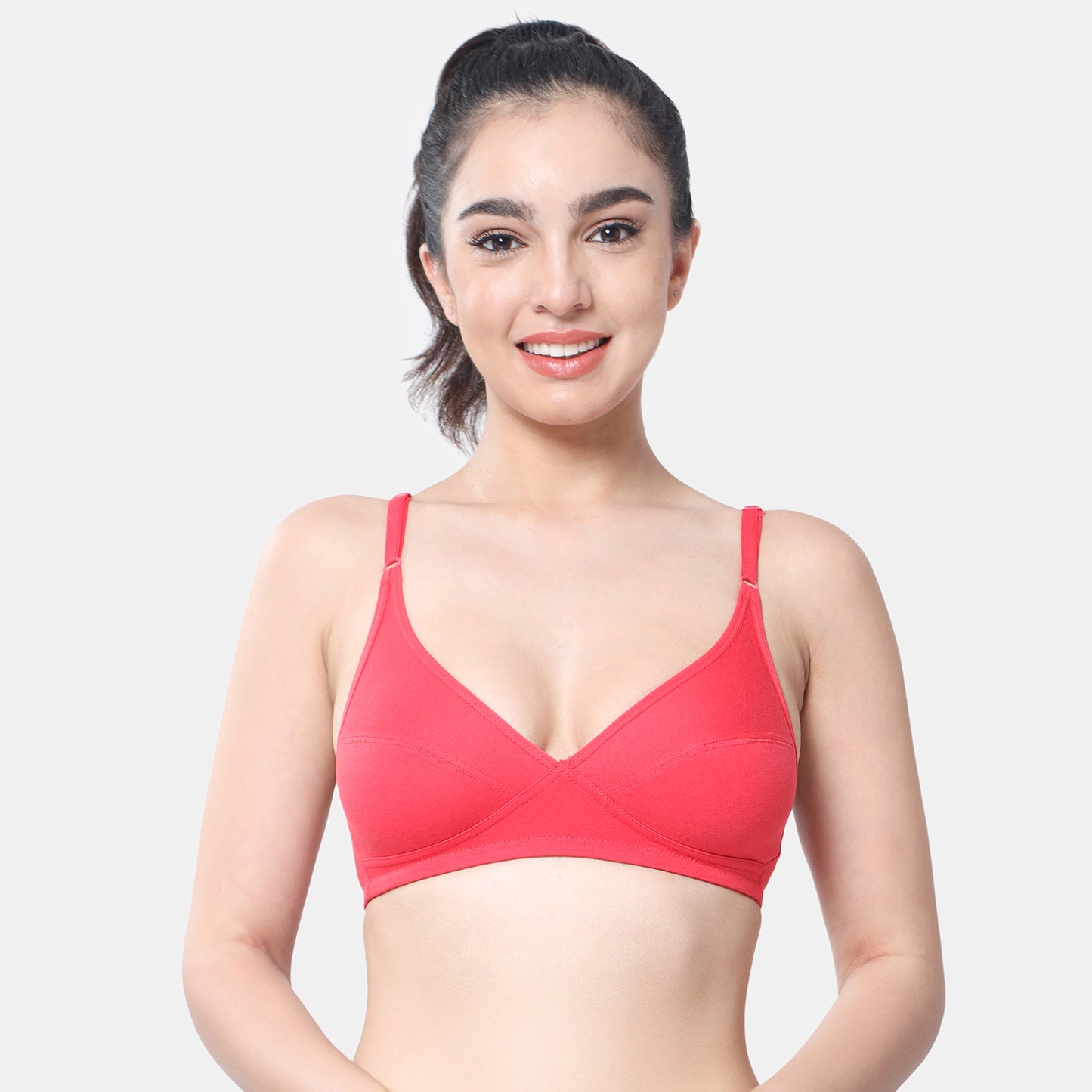 Envie Non-Padded Non-Wired Full Coverage Minimiser Bra - NVB1086