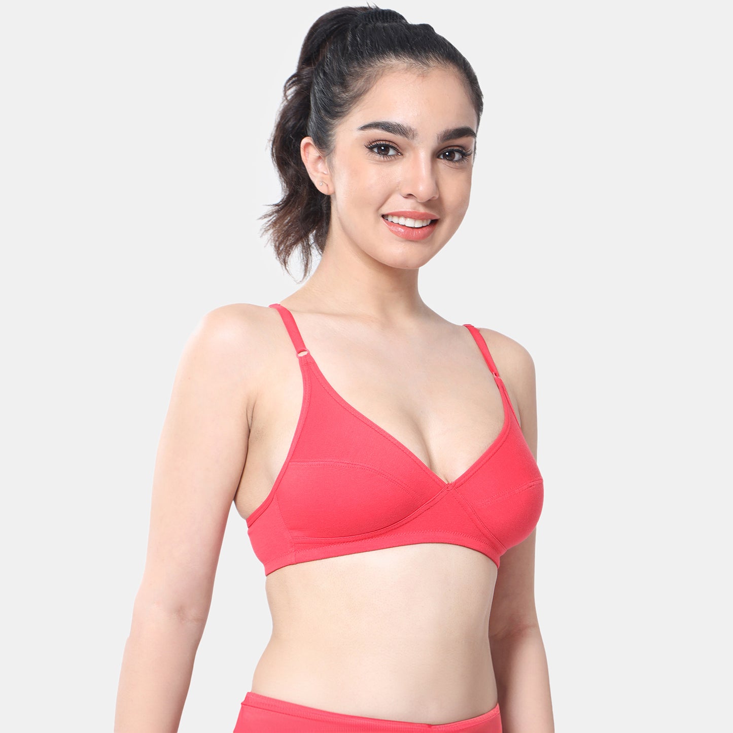 Envie Non-Padded Non-Wired Full Coverage Minimiser Bra - NVB1086