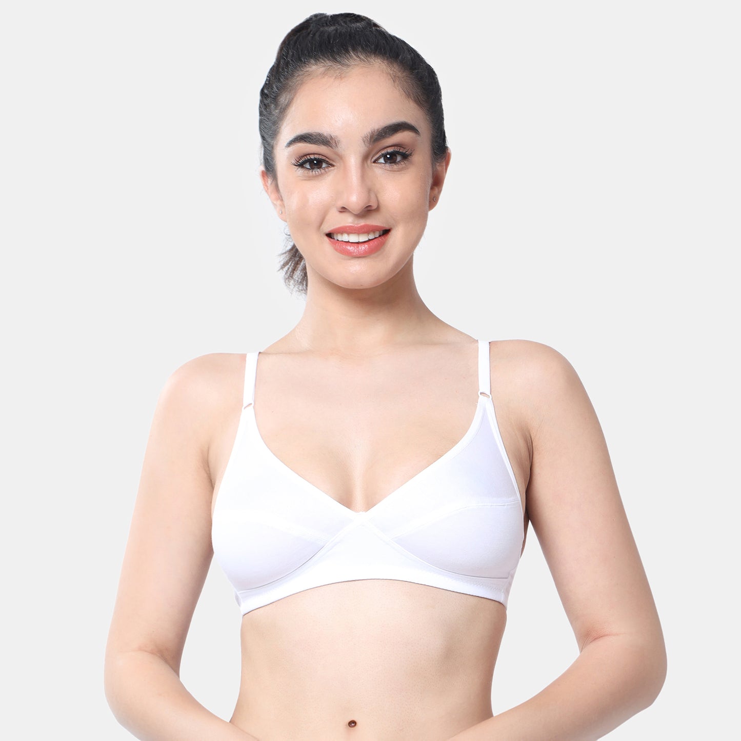 Envie Non-Padded Non-Wired Full Coverage Minimiser Bra - NVB1086