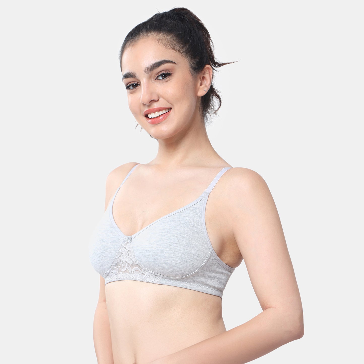 Envie Non-Padded Non-Wired 3/4th Coverage T-Shirt Bra - NVB1087