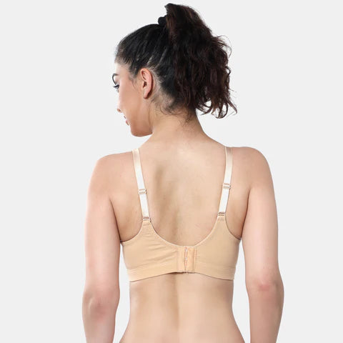 Envie Non-Padded Non-Wired 3/4th Coverage Minimiser Bra - NVB1104 (Nude)