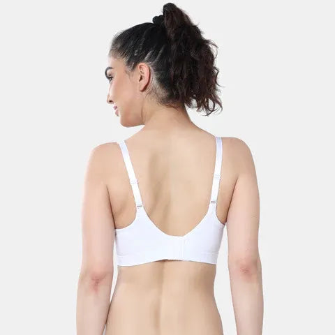 Envie Non-Padded Non-Wired 3/4th Coverage Minimiser Bra - NVB1104 (White)