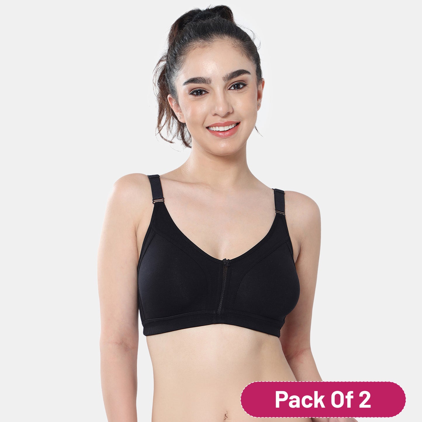 Envie Value+ Non-Padded Non-Wired Full Coverage T-Shirt Bra - NVB1106