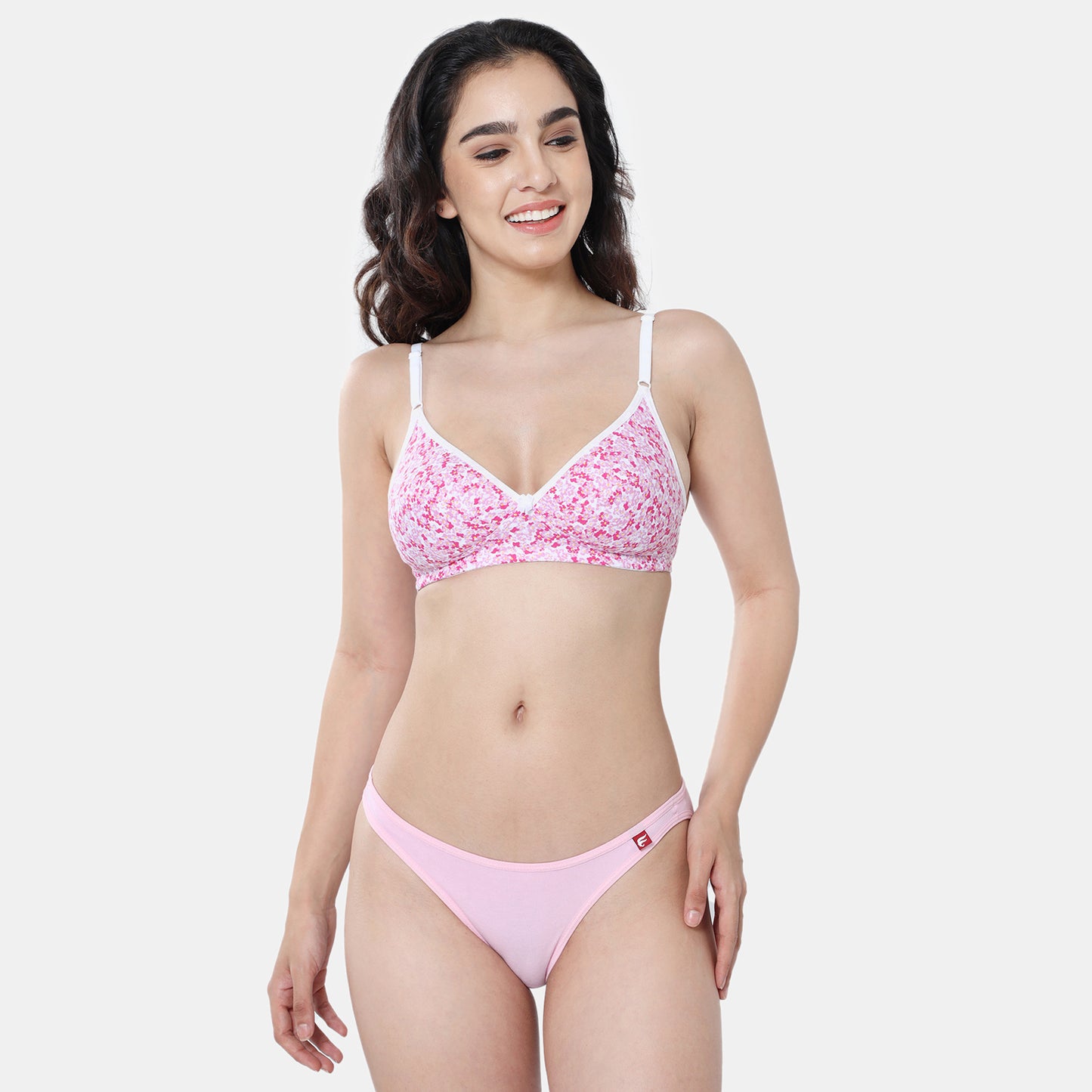 Envie Value+ Non-Padded Non-Wired 3/4th Coverage Minimiser Bra - Assorted - NVB1109