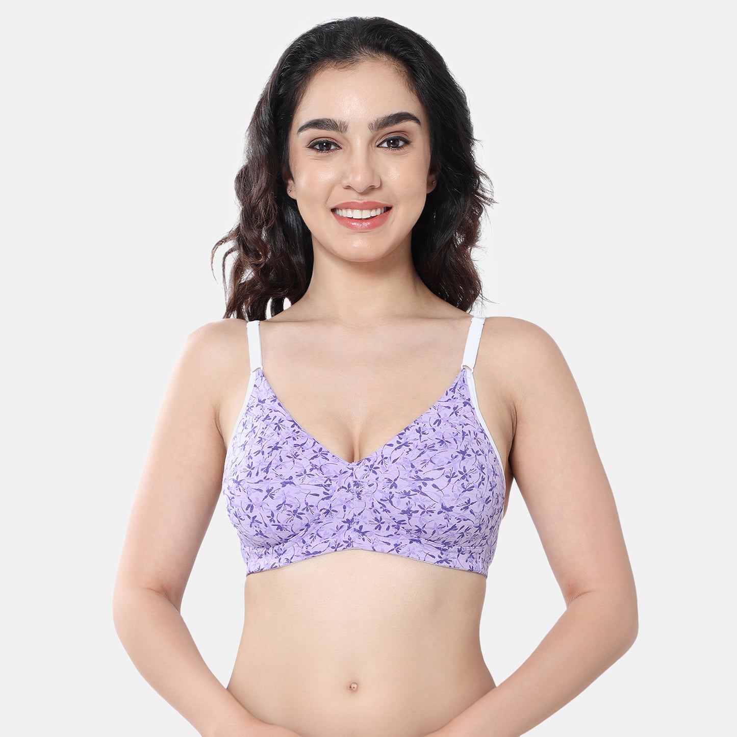 Envie Non-Padded Non-Wired Full Coverage T-Shirt Bra - Assorted- NVB1110