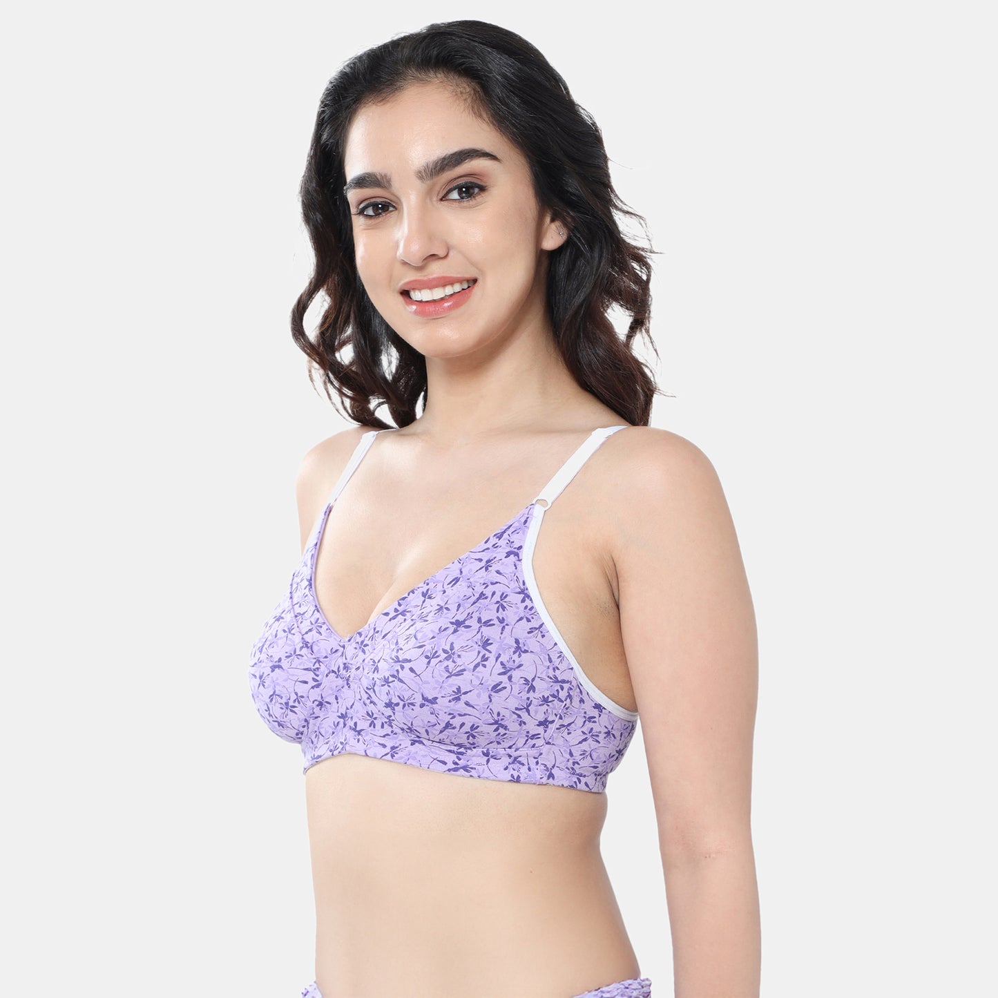 Envie Non-Padded Non-Wired Full Coverage T-Shirt Bra - Assorted- NVB1110