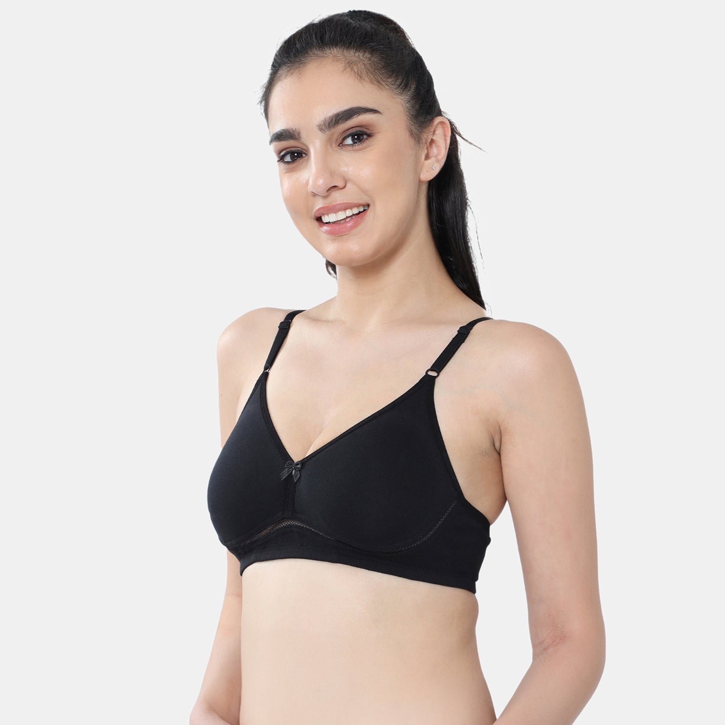 Envie Non-Padded Non-Wired 3/4th Coverage T-Shirt Bra - NVB1112