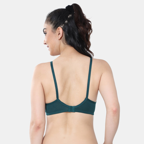 Envie Non-Padded Non-Wired 3/4th Coverage T-Shirt Bra - NVB1112 (Teal)
