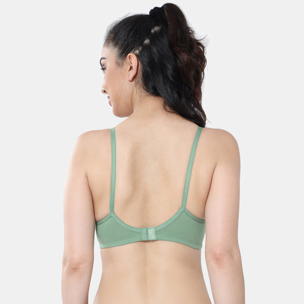 Envie Non-Padded Non-Wired 3/4th Coverage T-Shirt Bra - NVB1112 (Green)