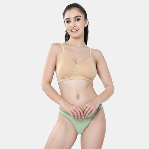 Envie Non-Padded Non-Wired 3/4th Coverage T-Shirt Bra - NVB1112 (Nude)