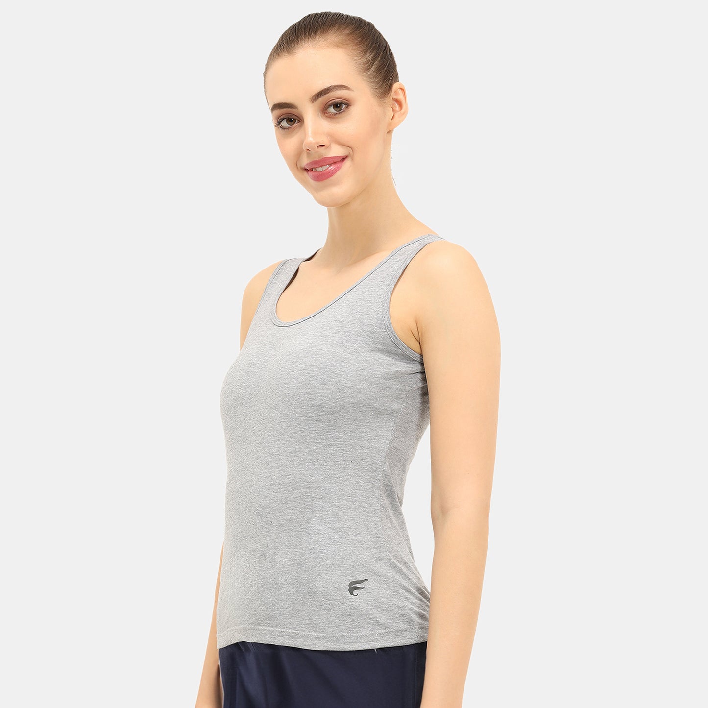 Envie Regular Fit U-Neck Short Length Tank Top - NVC3022