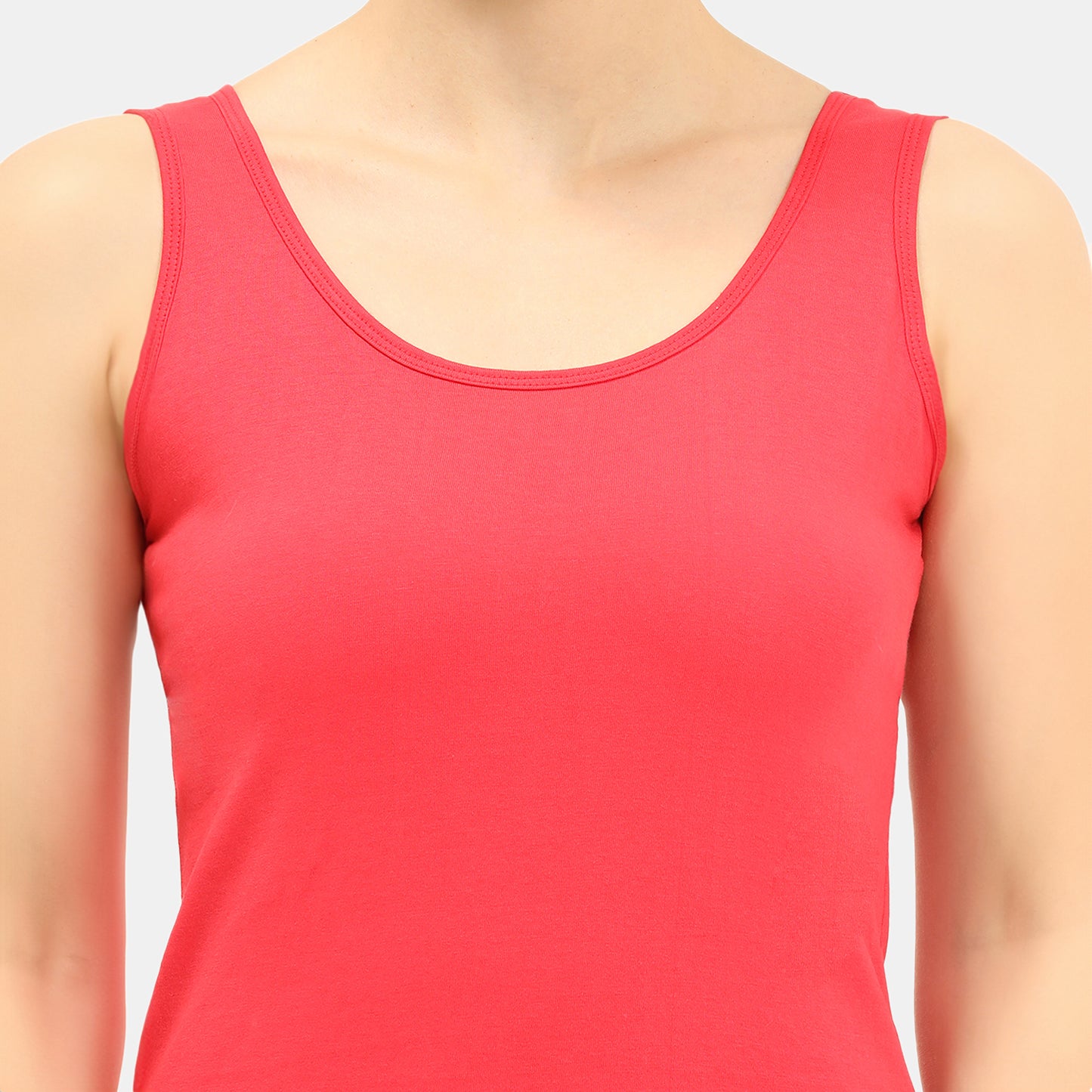 Envie Regular Fit U-Neck Short Length Tank Top - NVC3022