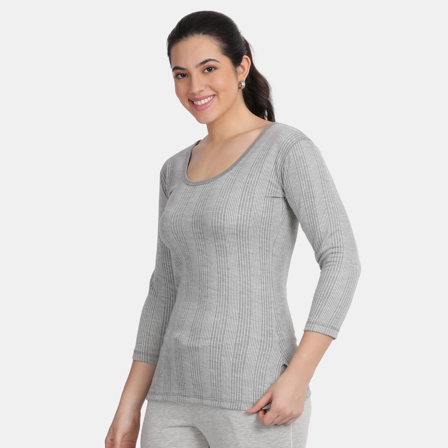 Envie Regular Fit 3/4th Sleeve Thermal Warmer - NVTHTM113