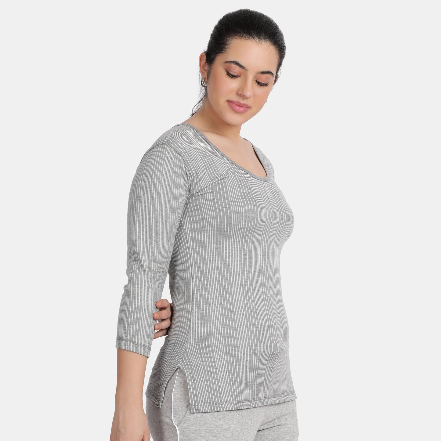 Envie Regular Fit 3/4th Sleeve Thermal Warmer - NVTHTM113