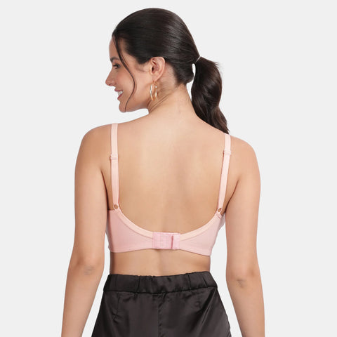 Envie Non-Padded Non-Wired 3/4th Coverage Maternity Bra - NVB1116 (Peach)