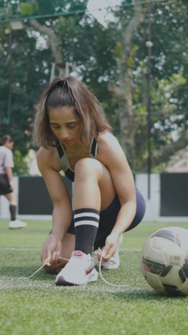 Envie Padded Non-Wired Full Coverage Sports Bra - NVB1051 (Navy Grey Melange)